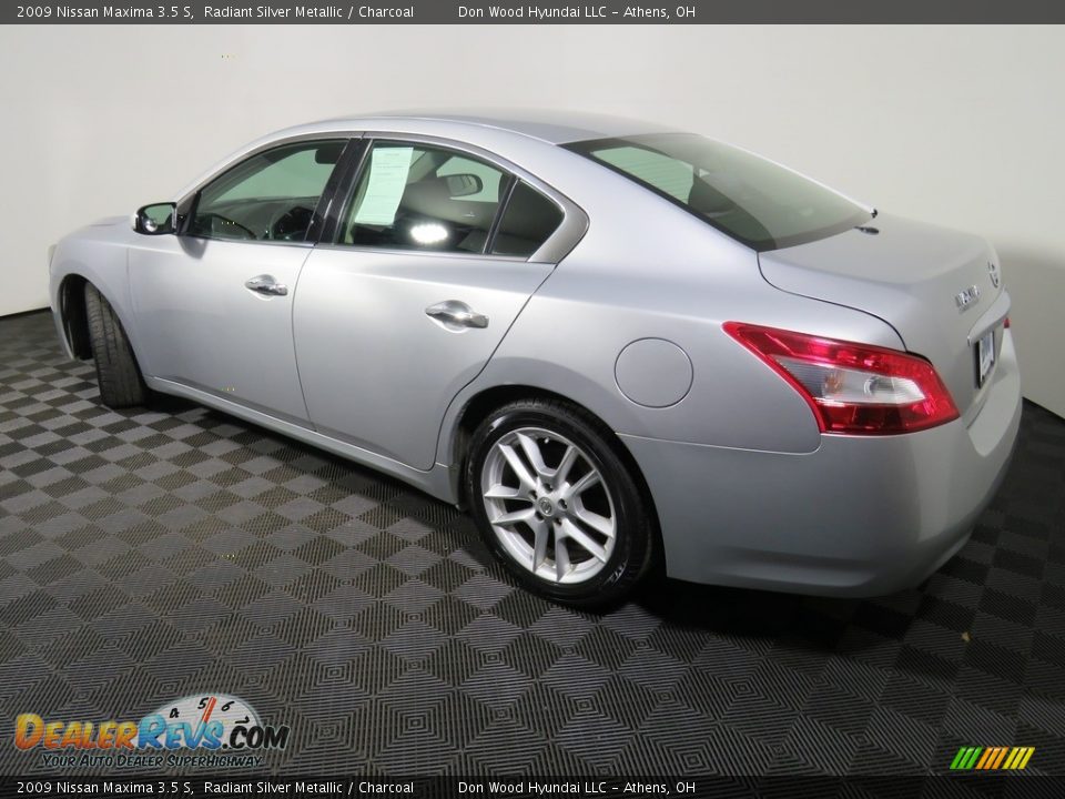 2009 Nissan Maxima 3.5 S Radiant Silver Metallic / Charcoal Photo #8