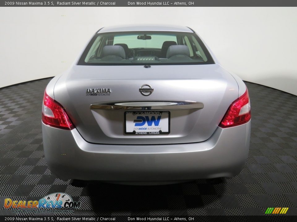 2009 Nissan Maxima 3.5 S Radiant Silver Metallic / Charcoal Photo #10