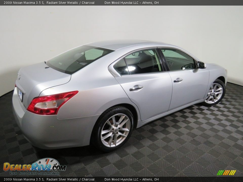 2009 Nissan Maxima 3.5 S Radiant Silver Metallic / Charcoal Photo #13