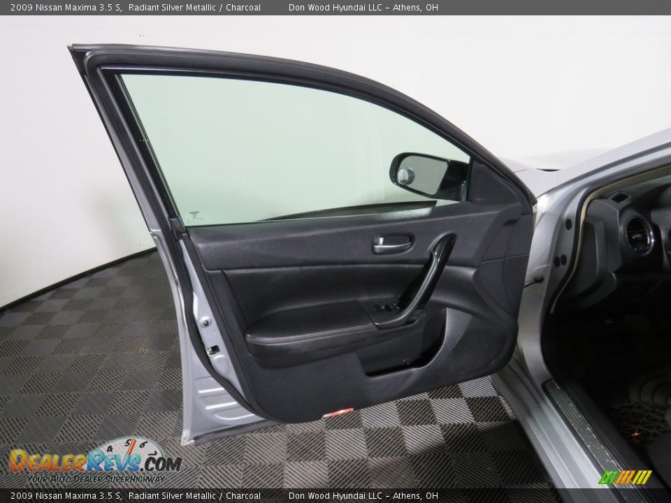 2009 Nissan Maxima 3.5 S Radiant Silver Metallic / Charcoal Photo #17
