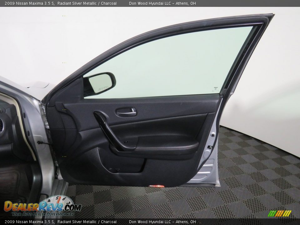 2009 Nissan Maxima 3.5 S Radiant Silver Metallic / Charcoal Photo #25