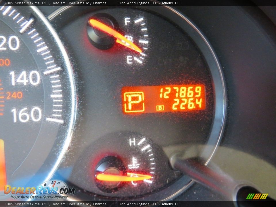 2009 Nissan Maxima 3.5 S Radiant Silver Metallic / Charcoal Photo #29