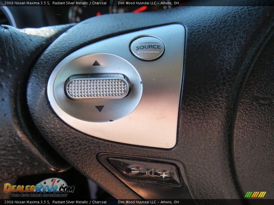 2009 Nissan Maxima 3.5 S Radiant Silver Metallic / Charcoal Photo #32