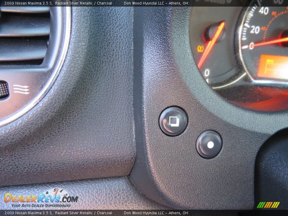 2009 Nissan Maxima 3.5 S Radiant Silver Metallic / Charcoal Photo #34