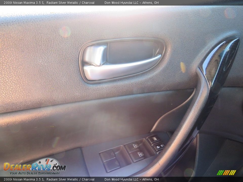 2009 Nissan Maxima 3.5 S Radiant Silver Metallic / Charcoal Photo #36