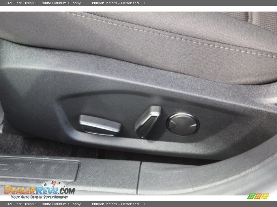 2020 Ford Fusion SE White Platinum / Ebony Photo #11