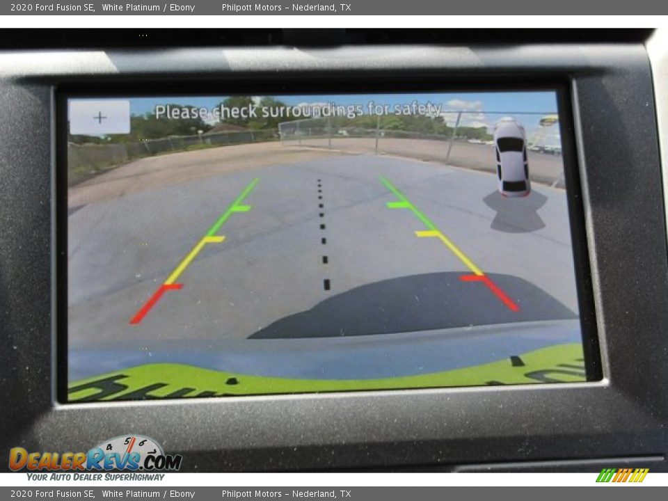 2020 Ford Fusion SE White Platinum / Ebony Photo #19