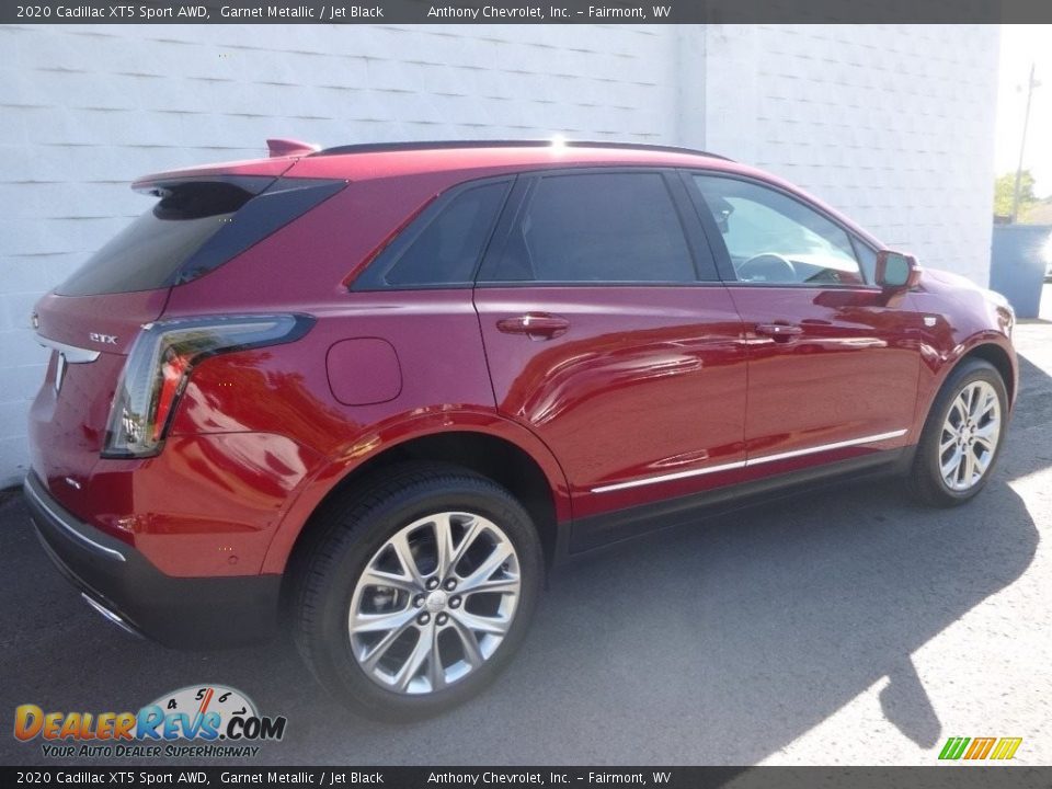 2020 Cadillac XT5 Sport AWD Garnet Metallic / Jet Black Photo #5