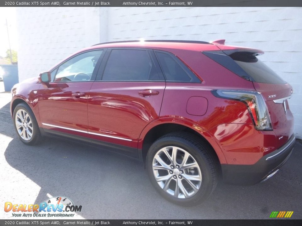 2020 Cadillac XT5 Sport AWD Garnet Metallic / Jet Black Photo #6