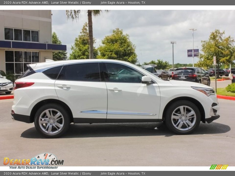 2020 Acura RDX Advance AWD Lunar Silver Metallic / Ebony Photo #8