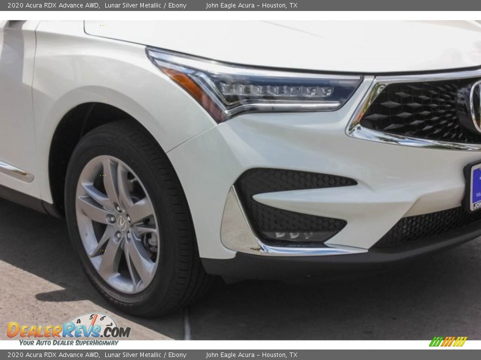 2020 Acura RDX Advance AWD Lunar Silver Metallic / Ebony Photo #11