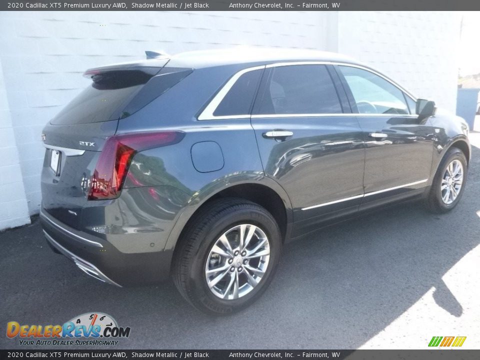 2020 Cadillac XT5 Premium Luxury AWD Shadow Metallic / Jet Black Photo #5