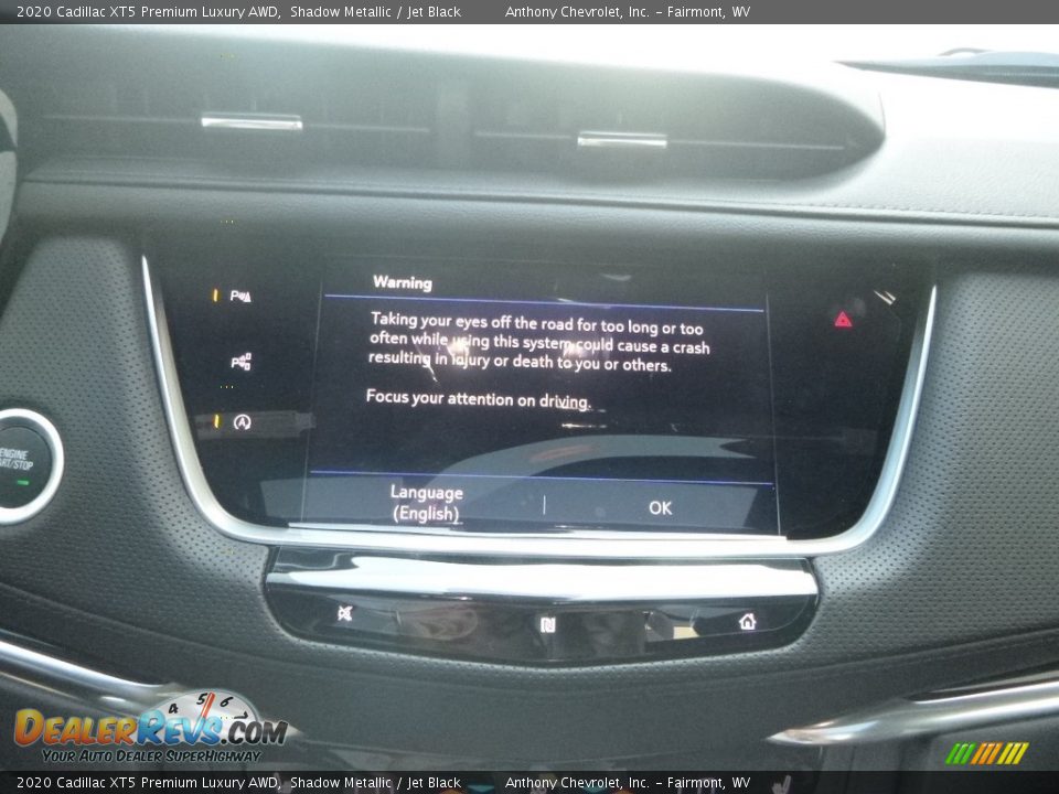2020 Cadillac XT5 Premium Luxury AWD Shadow Metallic / Jet Black Photo #15