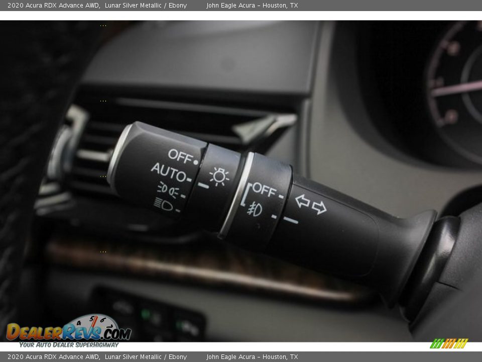 2020 Acura RDX Advance AWD Lunar Silver Metallic / Ebony Photo #34