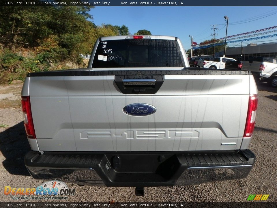 2019 Ford F150 XLT SuperCrew 4x4 Ingot Silver / Earth Gray Photo #3