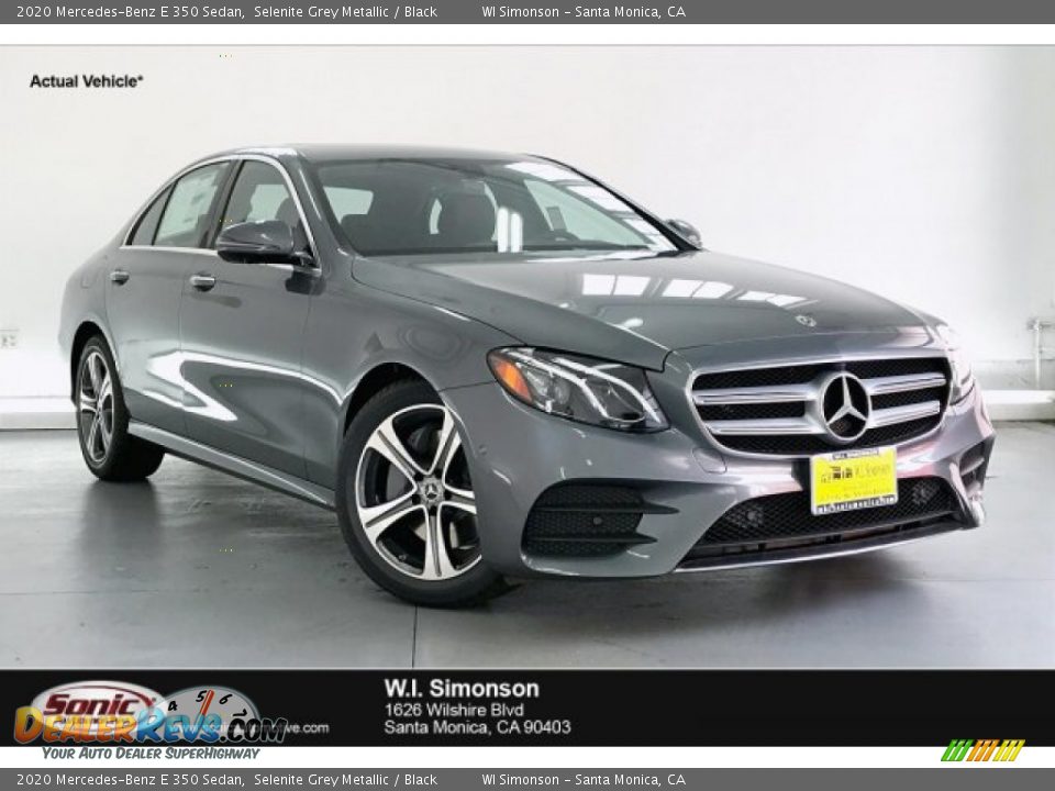 2020 Mercedes-Benz E 350 Sedan Selenite Grey Metallic / Black Photo #1