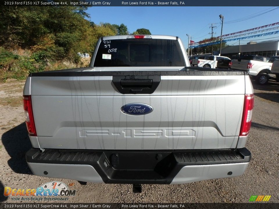 2019 Ford F150 XLT SuperCrew 4x4 Ingot Silver / Earth Gray Photo #3