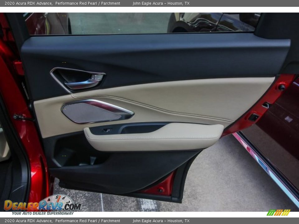 2020 Acura RDX Advance Performance Red Pearl / Parchment Photo #25