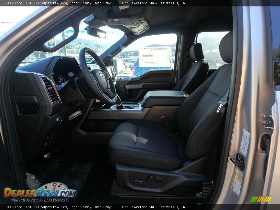 2019 Ford F150 XLT SuperCrew 4x4 Ingot Silver / Earth Gray Photo #11