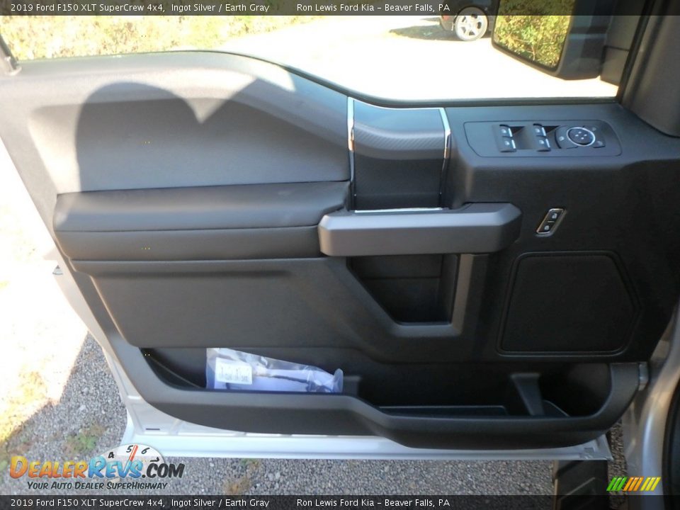 2019 Ford F150 XLT SuperCrew 4x4 Ingot Silver / Earth Gray Photo #14