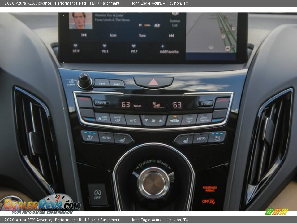 2020 Acura RDX Advance Performance Red Pearl / Parchment Photo #33