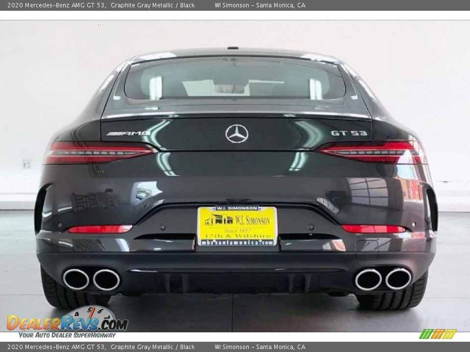 2020 Mercedes-Benz AMG GT 53 Graphite Gray Metallic / Black Photo #3