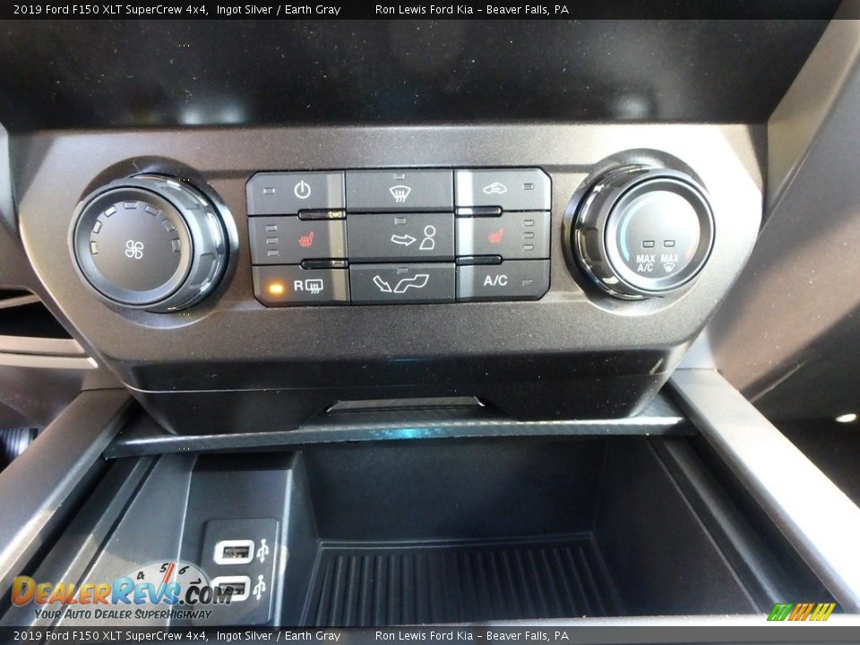 2019 Ford F150 XLT SuperCrew 4x4 Ingot Silver / Earth Gray Photo #19