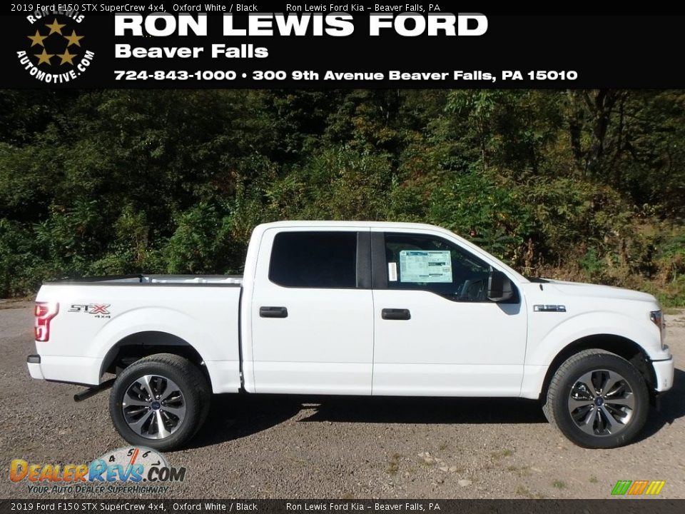 2019 Ford F150 STX SuperCrew 4x4 Oxford White / Black Photo #1