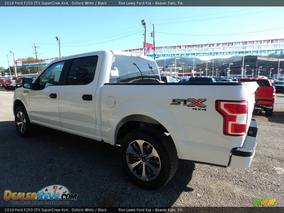 2019 Ford F150 STX SuperCrew 4x4 Oxford White / Black Photo #4