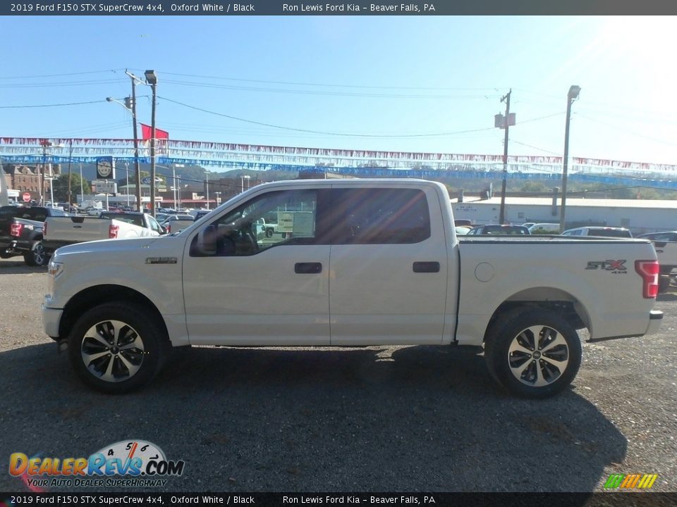 2019 Ford F150 STX SuperCrew 4x4 Oxford White / Black Photo #5