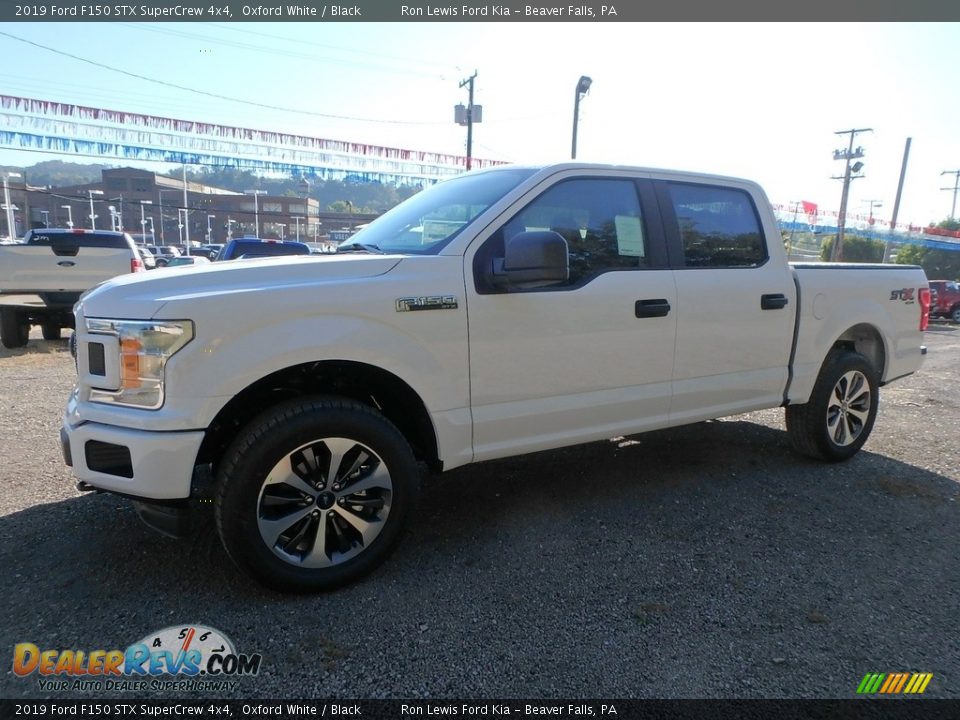 2019 Ford F150 STX SuperCrew 4x4 Oxford White / Black Photo #6