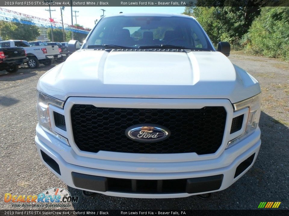 2019 Ford F150 STX SuperCrew 4x4 Oxford White / Black Photo #7