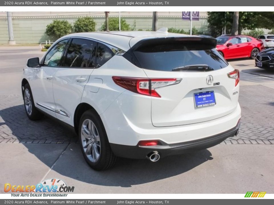 2020 Acura RDX Advance Platinum White Pearl / Parchment Photo #5