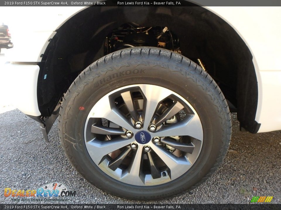 2019 Ford F150 STX SuperCrew 4x4 Oxford White / Black Photo #9