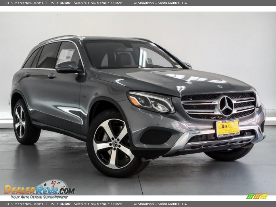 2019 Mercedes-Benz GLC 350e 4Matic Selenite Grey Metallic / Black Photo #10