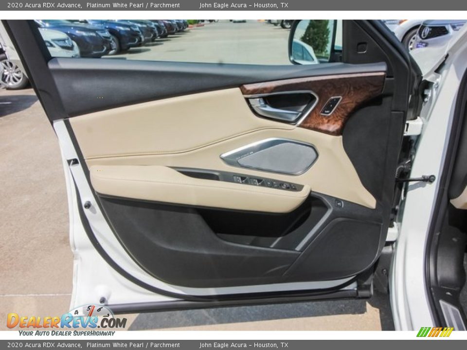 2020 Acura RDX Advance Platinum White Pearl / Parchment Photo #16