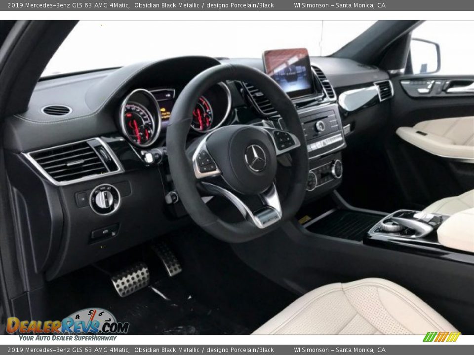 2019 Mercedes-Benz GLS 63 AMG 4Matic Obsidian Black Metallic / designo Porcelain/Black Photo #4