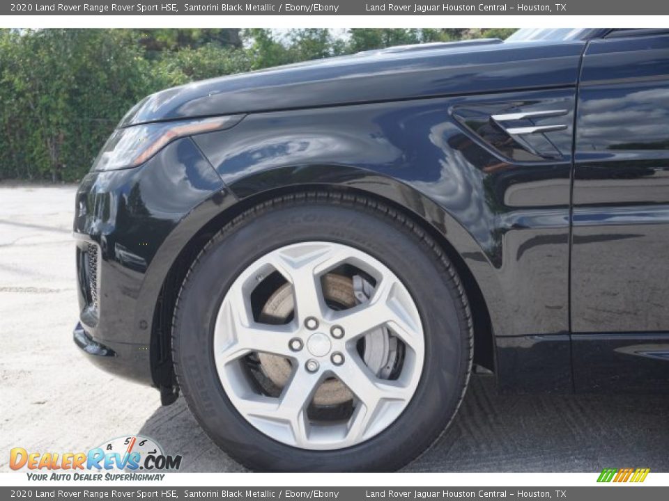 2020 Land Rover Range Rover Sport HSE Santorini Black Metallic / Ebony/Ebony Photo #7