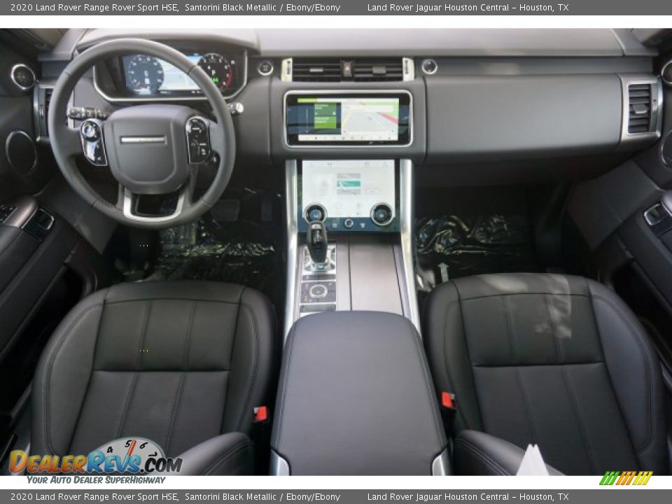2020 Land Rover Range Rover Sport HSE Santorini Black Metallic / Ebony/Ebony Photo #23