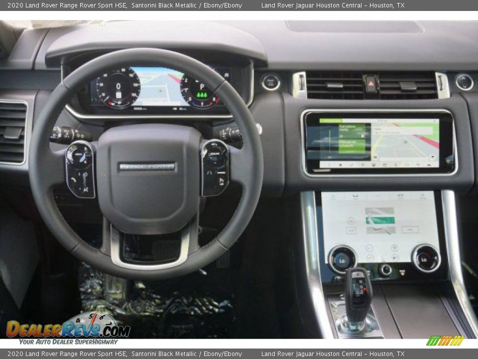 2020 Land Rover Range Rover Sport HSE Santorini Black Metallic / Ebony/Ebony Photo #24