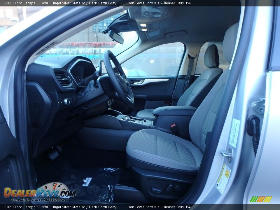 Front Seat of 2020 Ford Escape SE 4WD Photo #12