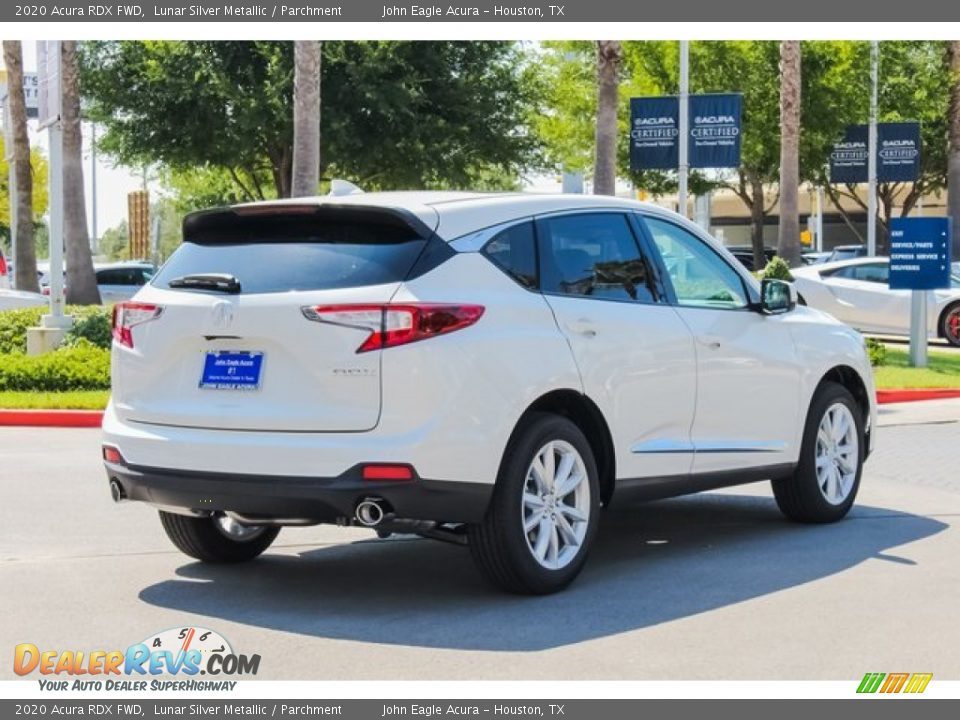2020 Acura RDX FWD Lunar Silver Metallic / Parchment Photo #7