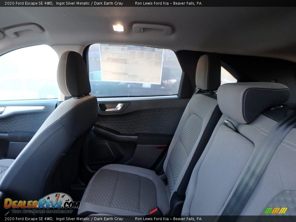 Rear Seat of 2020 Ford Escape SE 4WD Photo #13