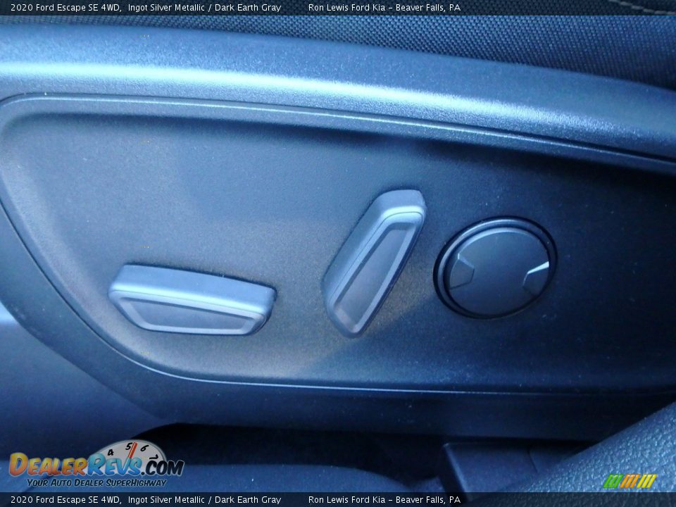 2020 Ford Escape SE 4WD Ingot Silver Metallic / Dark Earth Gray Photo #20