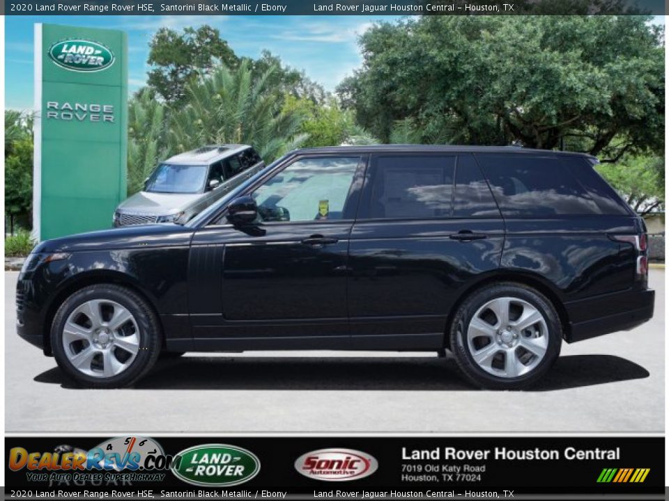 2020 Land Rover Range Rover HSE Santorini Black Metallic / Ebony Photo #3