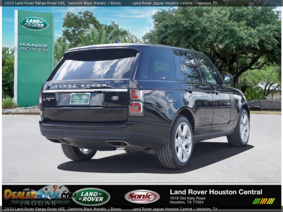 2020 Land Rover Range Rover HSE Santorini Black Metallic / Ebony Photo #4