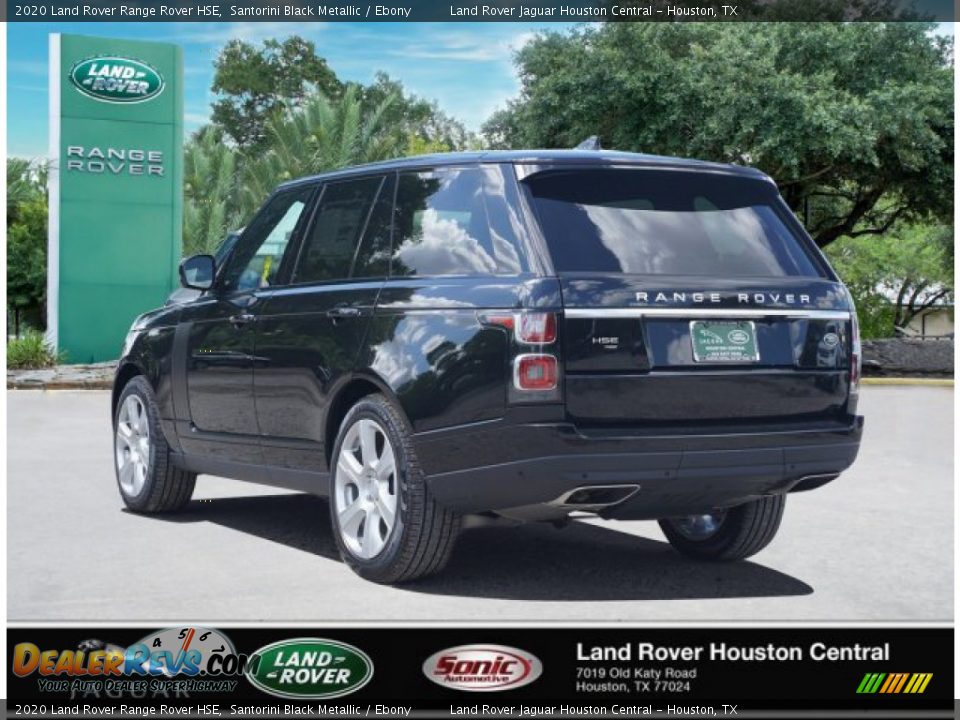 2020 Land Rover Range Rover HSE Santorini Black Metallic / Ebony Photo #5