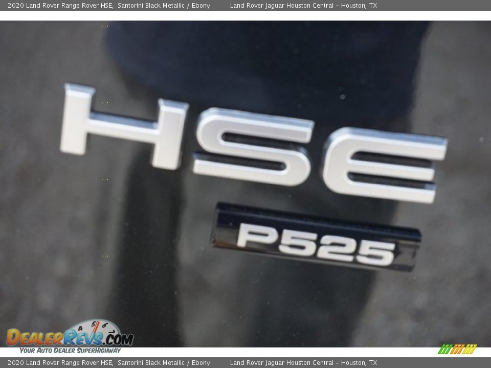 2020 Land Rover Range Rover HSE Santorini Black Metallic / Ebony Photo #7