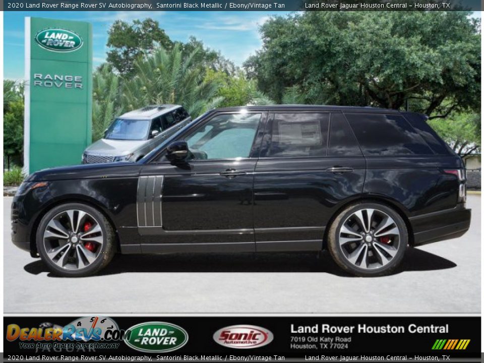 2020 Land Rover Range Rover SV Autobiography Santorini Black Metallic / Ebony/Vintage Tan Photo #3