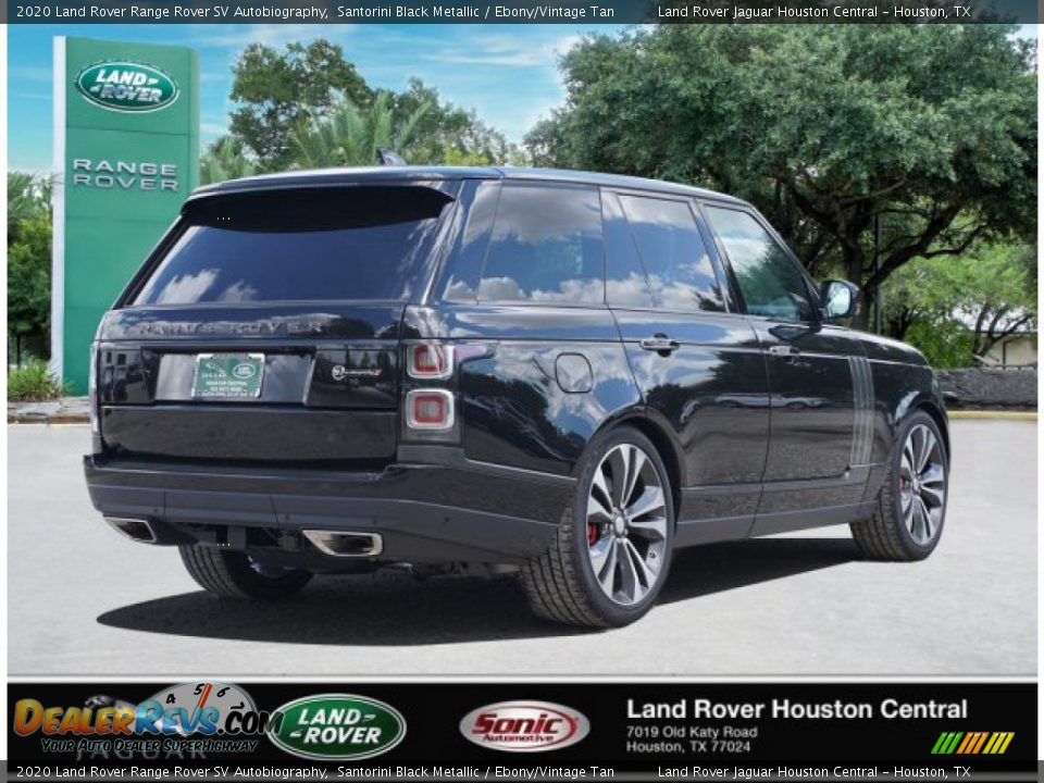 2020 Land Rover Range Rover SV Autobiography Santorini Black Metallic / Ebony/Vintage Tan Photo #4